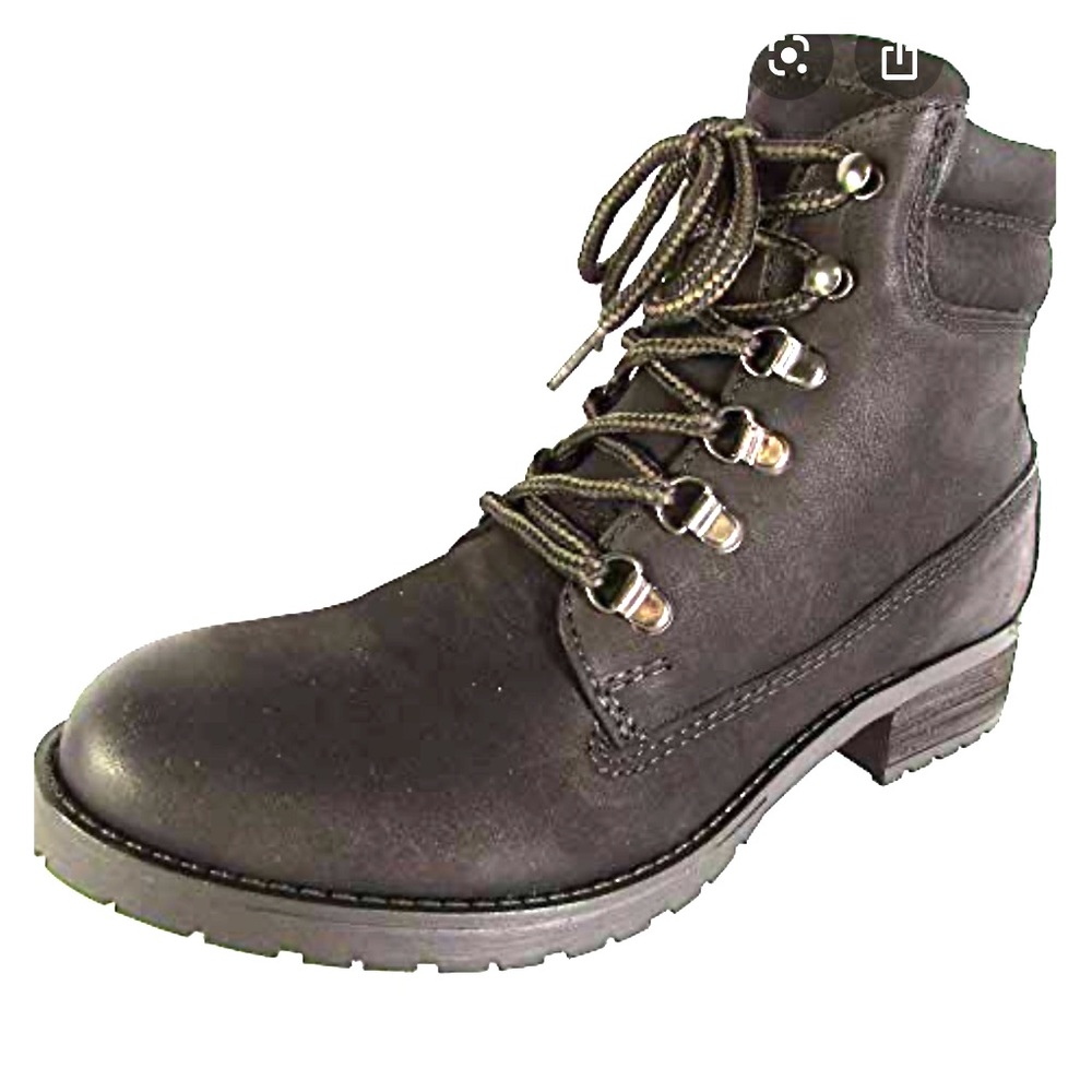 Steve Madden leather combat/moto boots